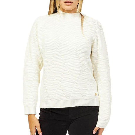 Yes Zee White Acrylic Women Sweater - Hilstor