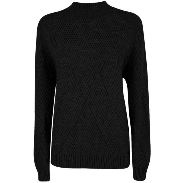 Yes Zee Black Acrylic Women Sweater - Hilstor