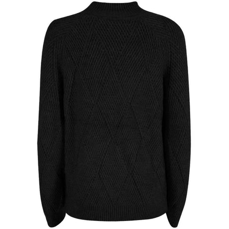 Yes Zee Black Acrylic Women Sweater - Hilstor