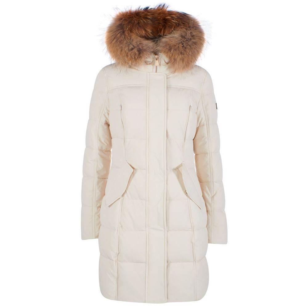 Yes Zee White Nylon Jackets & Coat - Hilstor