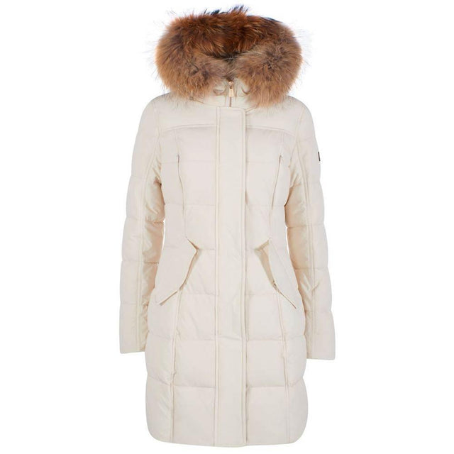Yes Zee White Nylon Jackets & Coat - Hilstor