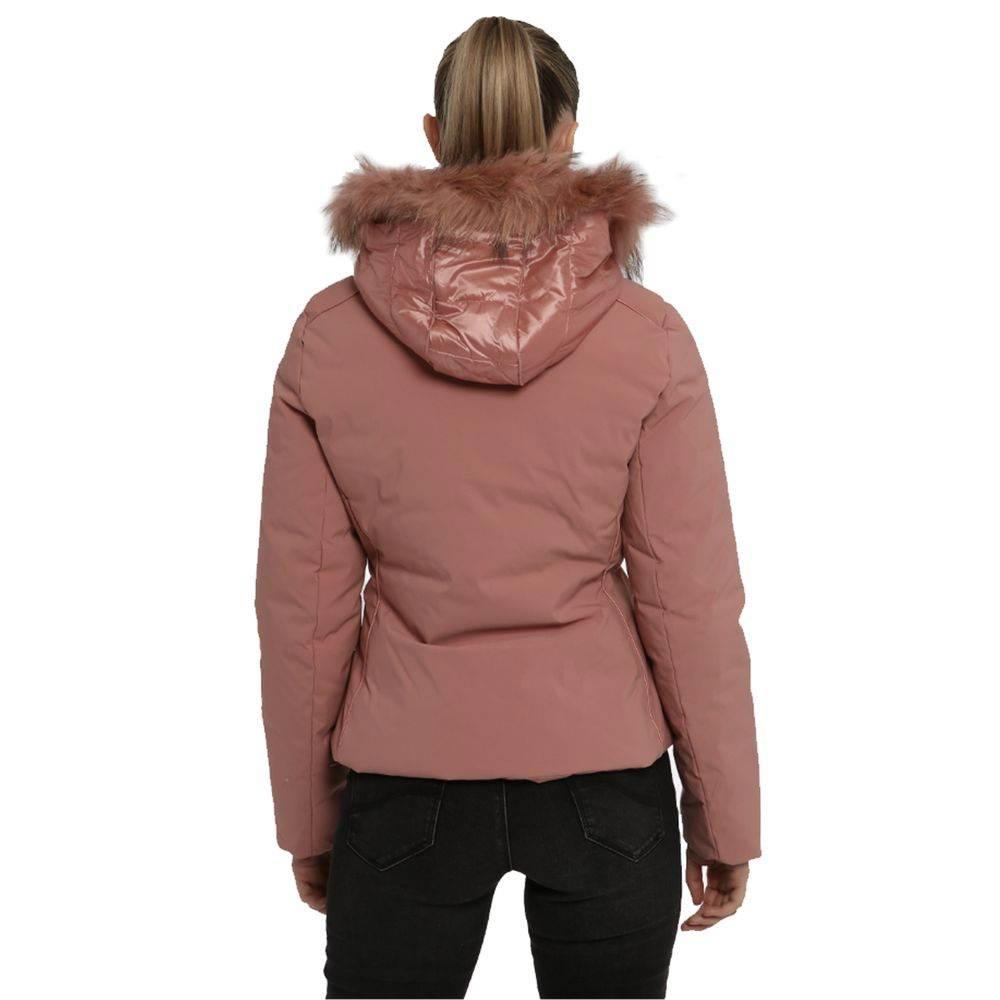 Yes Zee Pink Nylon Jackets & Coat - Hilstor