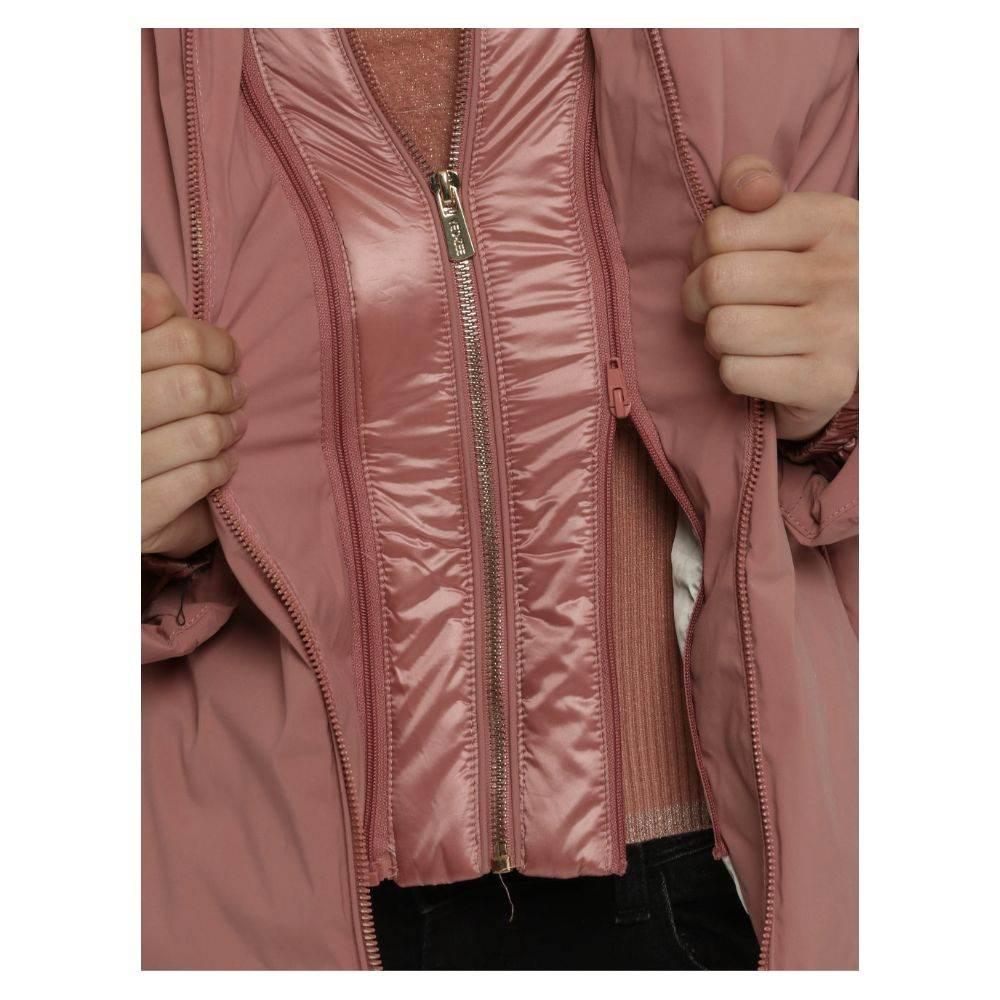 Yes Zee Pink Nylon Jackets & Coat - Hilstor
