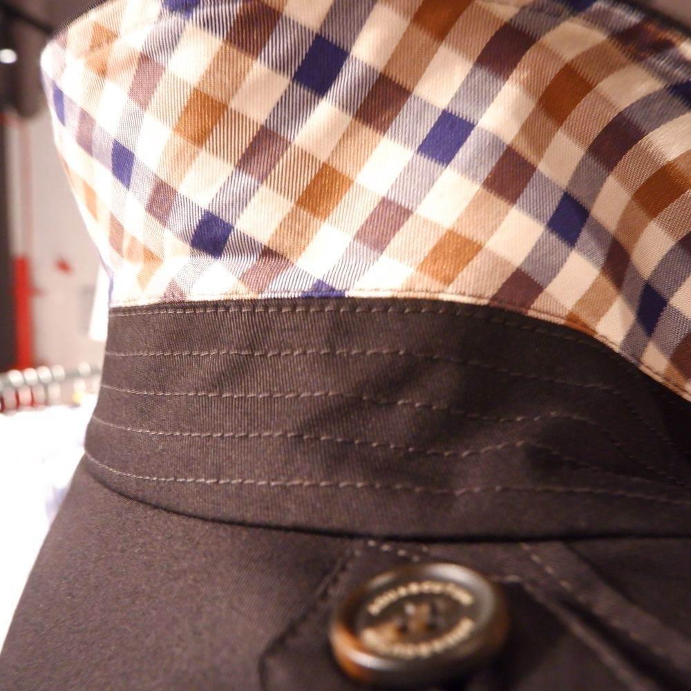 Aquascutum Blue Cotton Men's Trench Coat - Hilstor