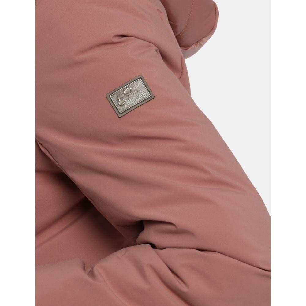 Yes Zee Pink Nylon Jackets & Coat - Hilstor