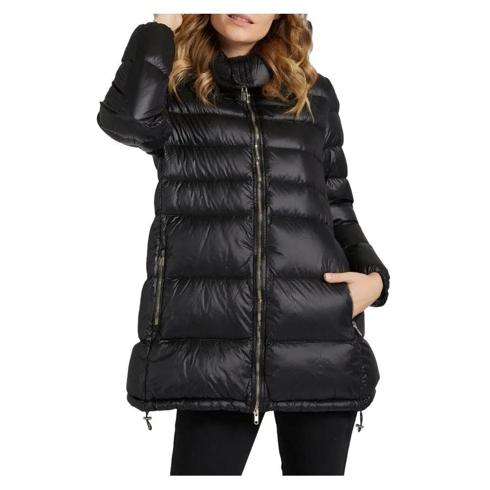 Yes Zee Black Nylon Women Jacket - Hilstor