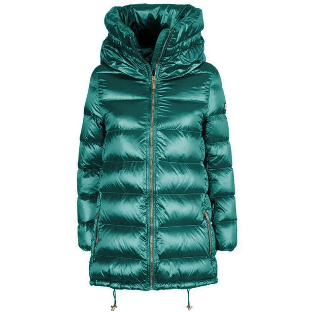 Yes Zee Green Nylon Women Jacket - Hilstor