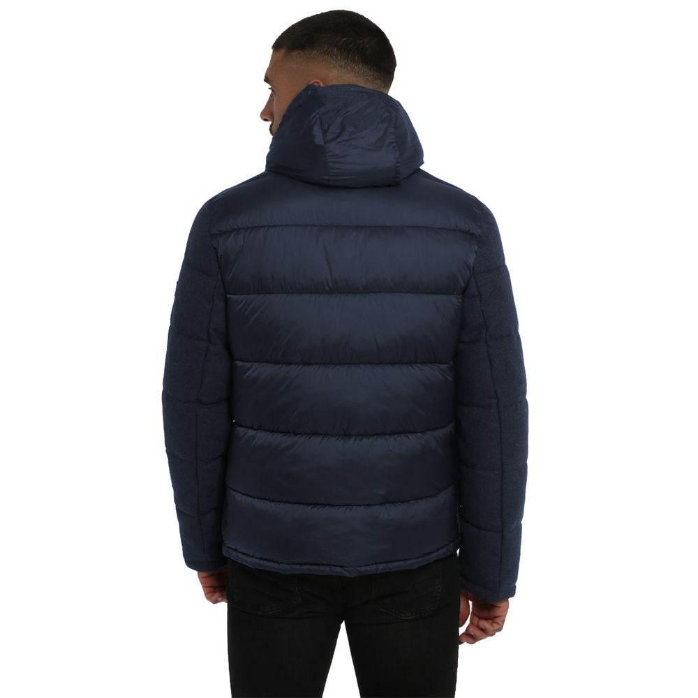 Yes Zee Blue Wool Men Jacket - Hilstor