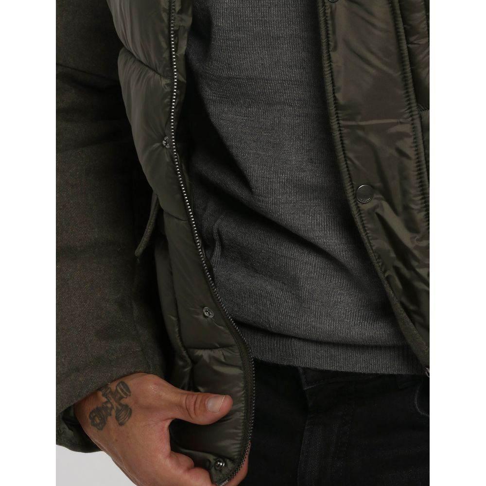 Yes Zee Green Wool Men Jacket - Hilstor