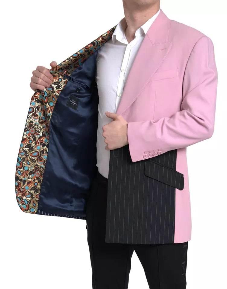 Dolce & Gabbana Multicolor Patchwork Single Breasted Blazer - Hilstor