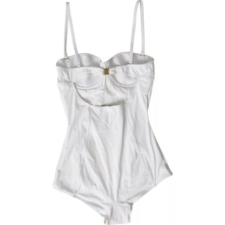 Dolce & Gabbana White Swimsuit One Piece Women Beachwear Bikini - Hilstor
