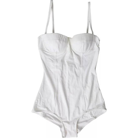 Dolce & Gabbana White Swimsuit One Piece Women Beachwear Bikini - Hilstor