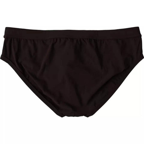 Dolce & Gabbana Black Nylon DG Logo Beachwear Brief Swimwear Men - Hilstor