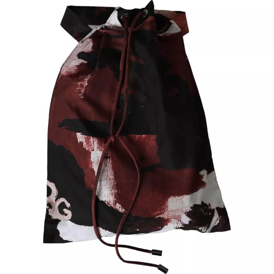 Dolce & Gabbana Multicolor Camouflage DG Logo Beachwear Shorts Swimwear - Hilstor