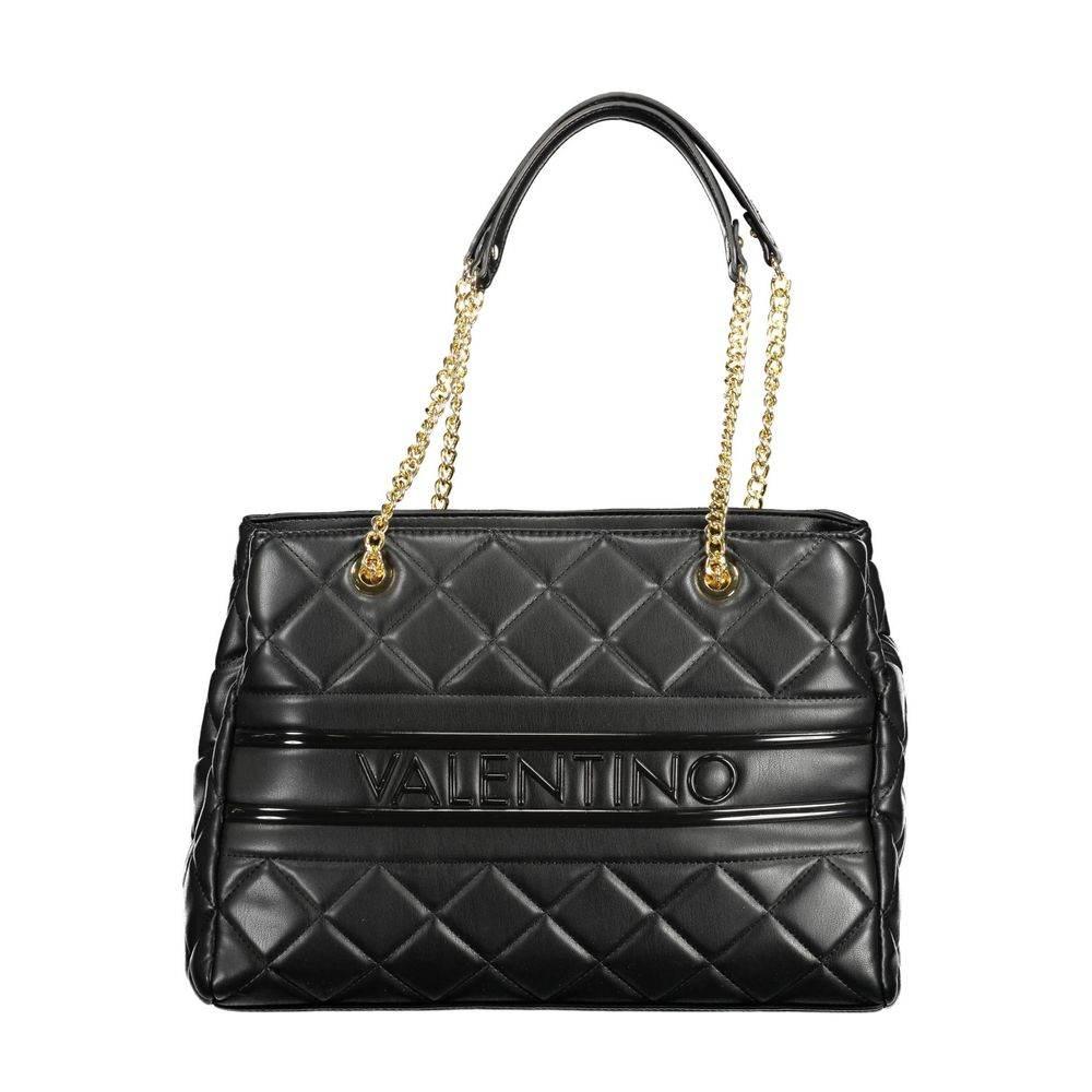 Valentino Bags Black Polyethylene Shoulder Bag - Hilstor