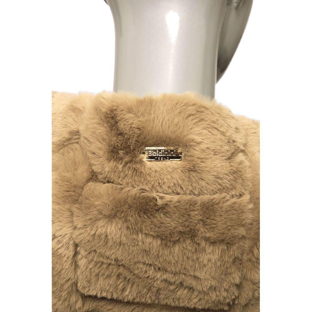 Baldinini Trend Beige Polyester Women Jacket - Hilstor