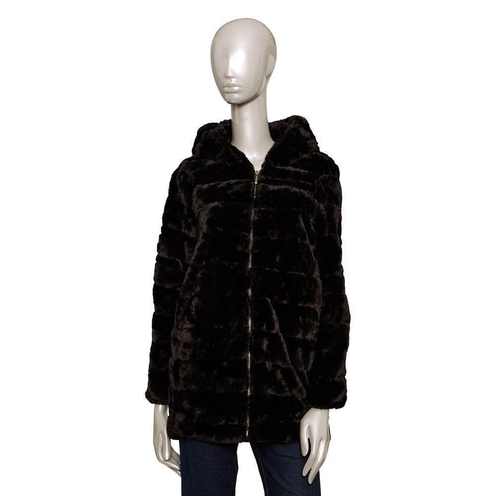 Baldinini Trend Black Polyester Women's Coat - Hilstor