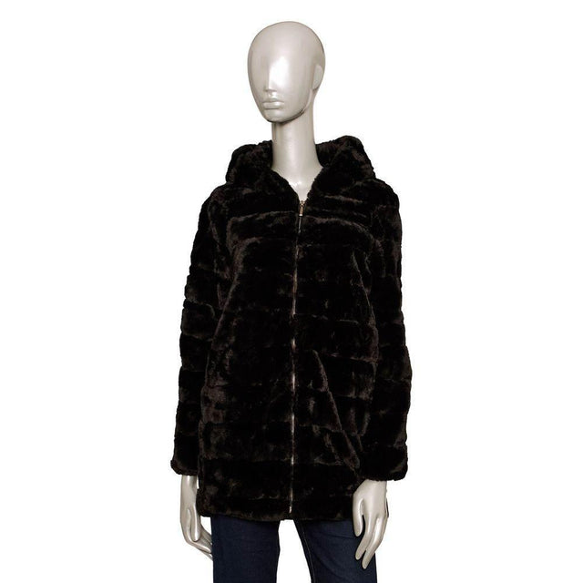 Baldinini Trend Black Polyester Women's Coat - Hilstor