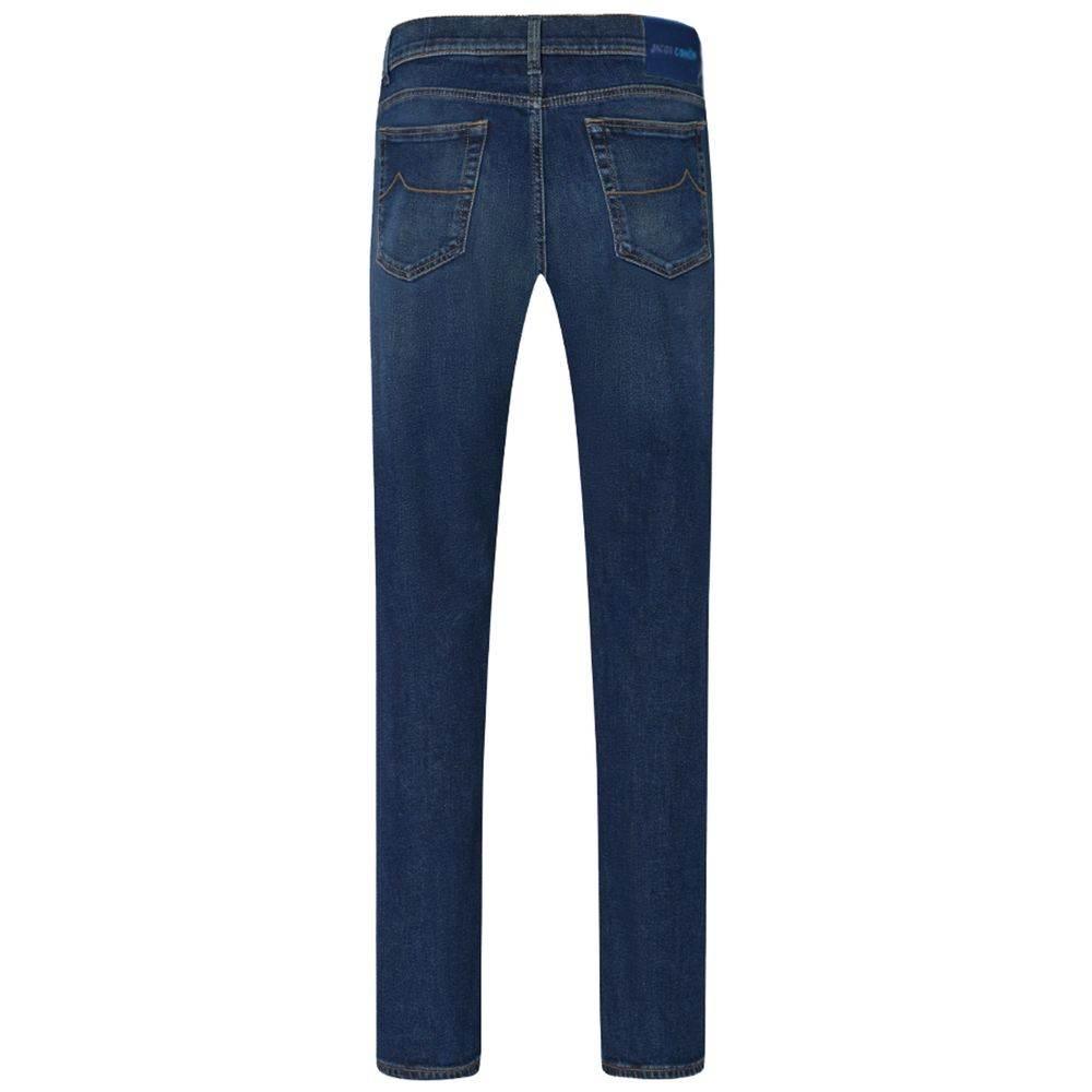 Jacob Cohen Blue Cotton Jeans & Pant - Hilstor
