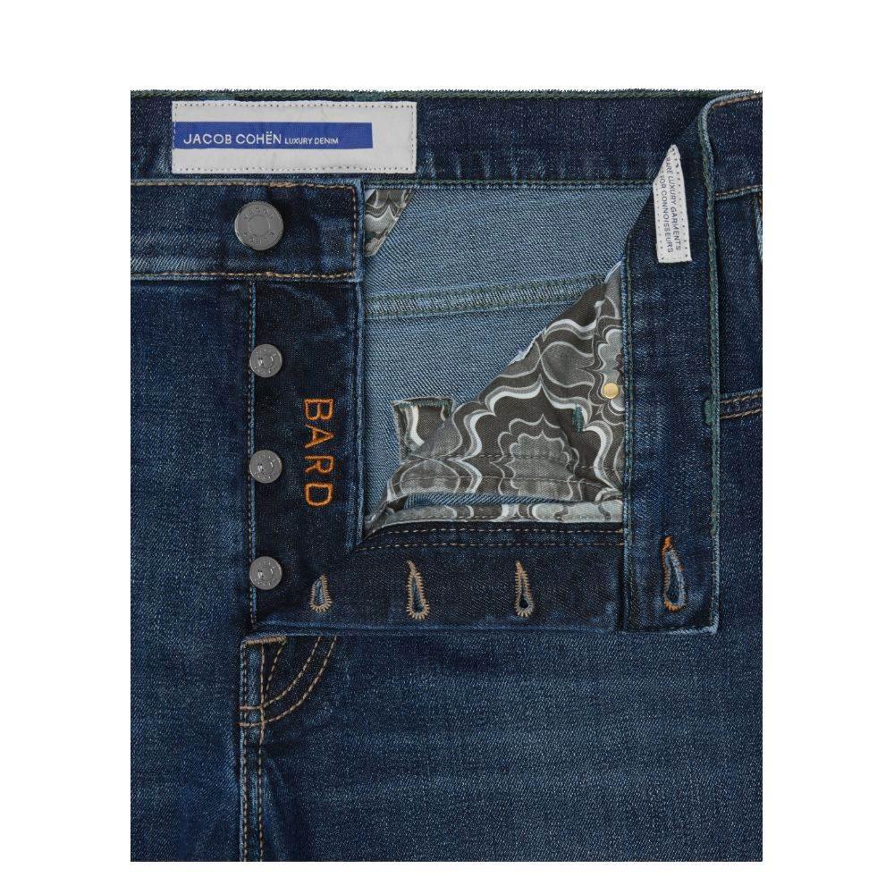 Jacob Cohen Blue Cotton Jeans & Pant - Hilstor