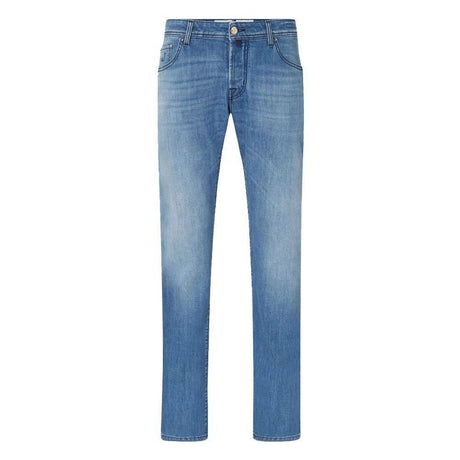 Jacob Cohen Blue Cotton Men Jeans - Hilstor