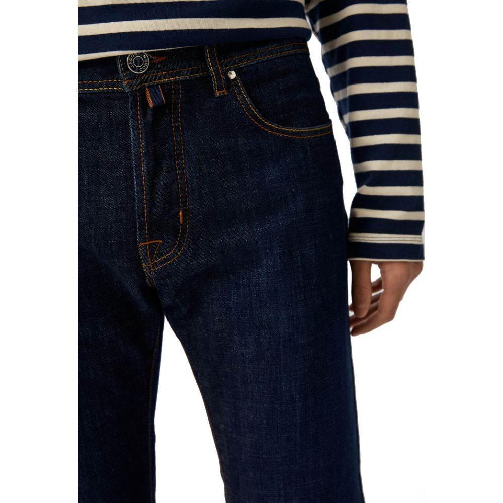 Jacob Cohen Blue Cotton Men Jeans - Hilstor