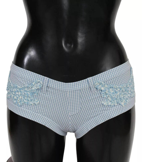 Ermanno Scervino Blue Beachwear Bottoms Swimsuit Shorts - Hilstor