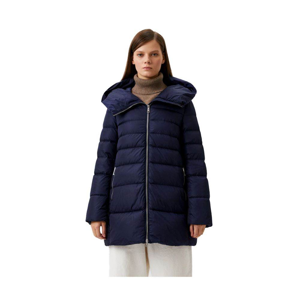 Add Blue Nylon Women Jacket - Hilstor