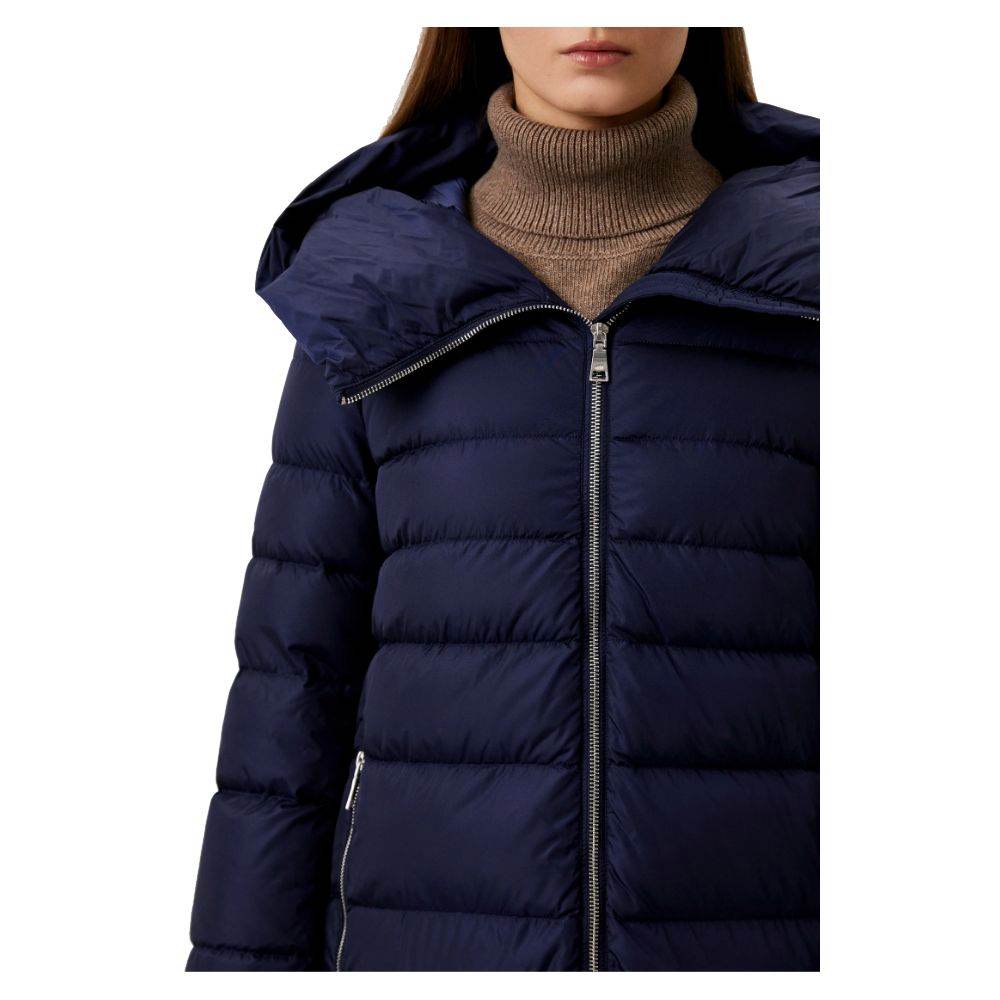 Add Blue Nylon Women Jacket - Hilstor