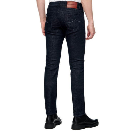 Jacob Cohen Blue Cotton Men's Jean - Hilstor