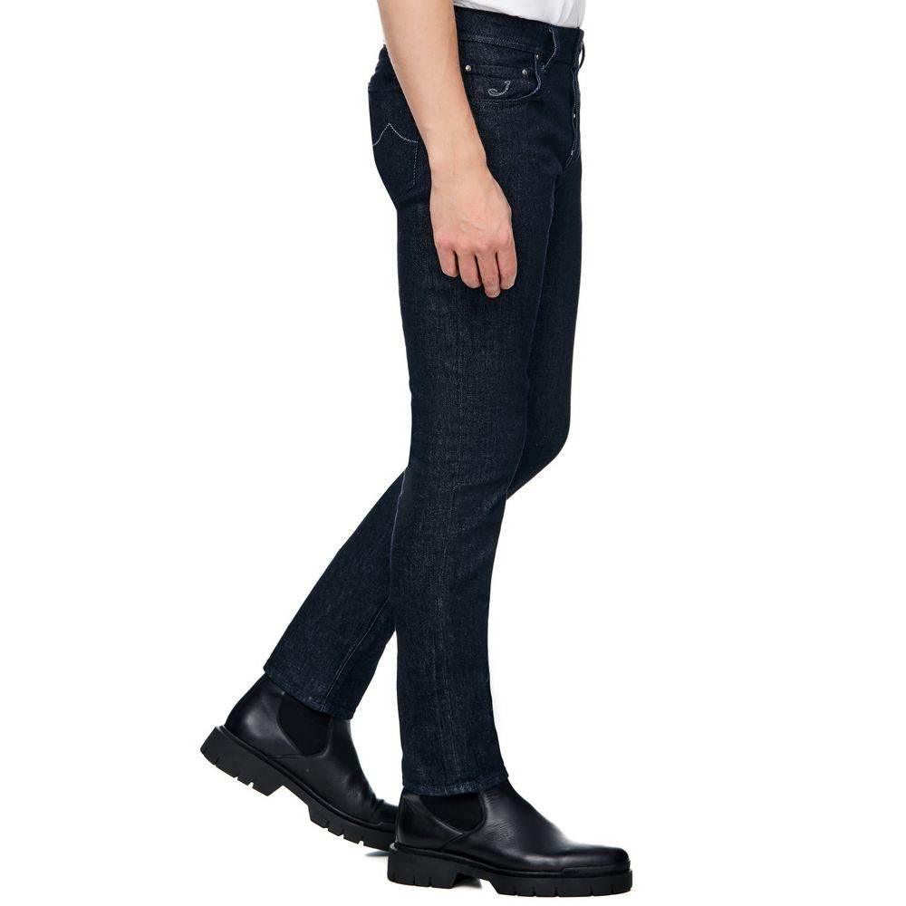 Jacob Cohen Blue Cotton Men's Jean - Hilstor