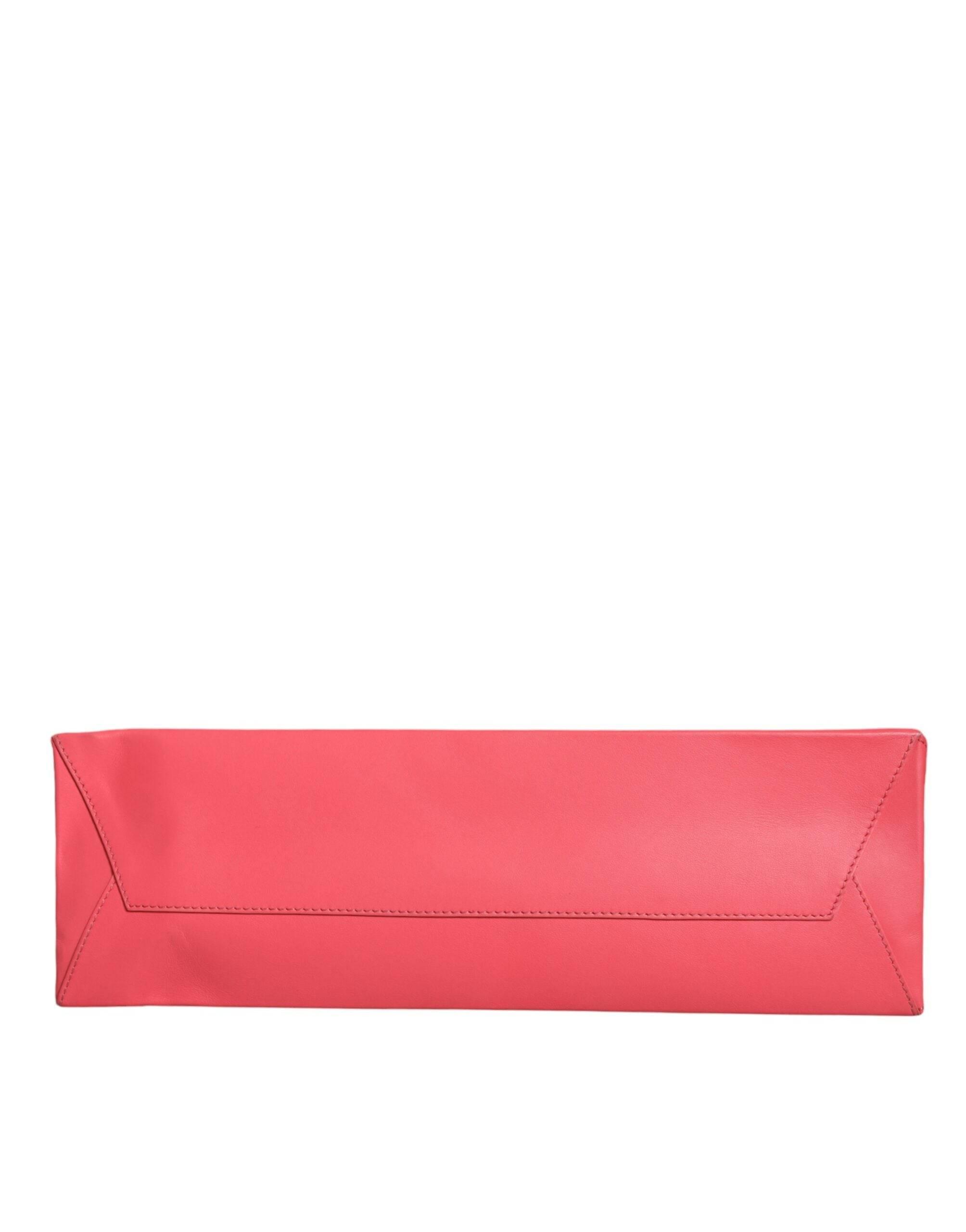 Alberta Ferretti Pink Leather Weekend Wednesday Shopping Tote Bag - Hilstor