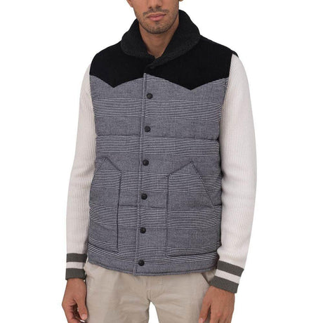 Gran Sasso Gray Cotton Sleveless Jacket - Hilstor