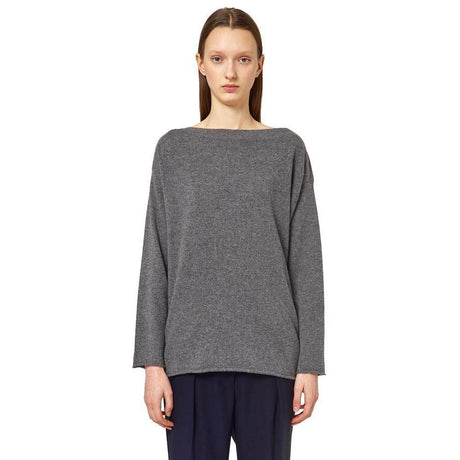 Alpha Studio Gray Cashmere Sweater - Hilstor