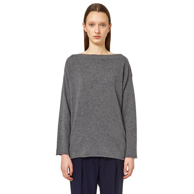 Alpha Studio Gray Cashmere Sweater - Hilstor