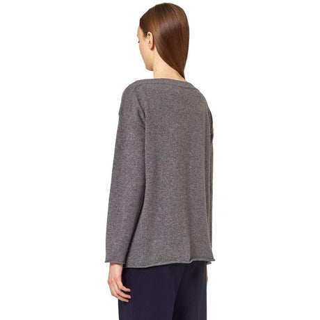 Alpha Studio Gray Cashmere Sweater - Hilstor