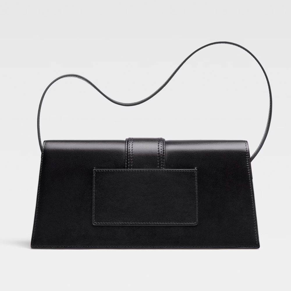 Jacquemus Black Leather Handbag - Hilstor
