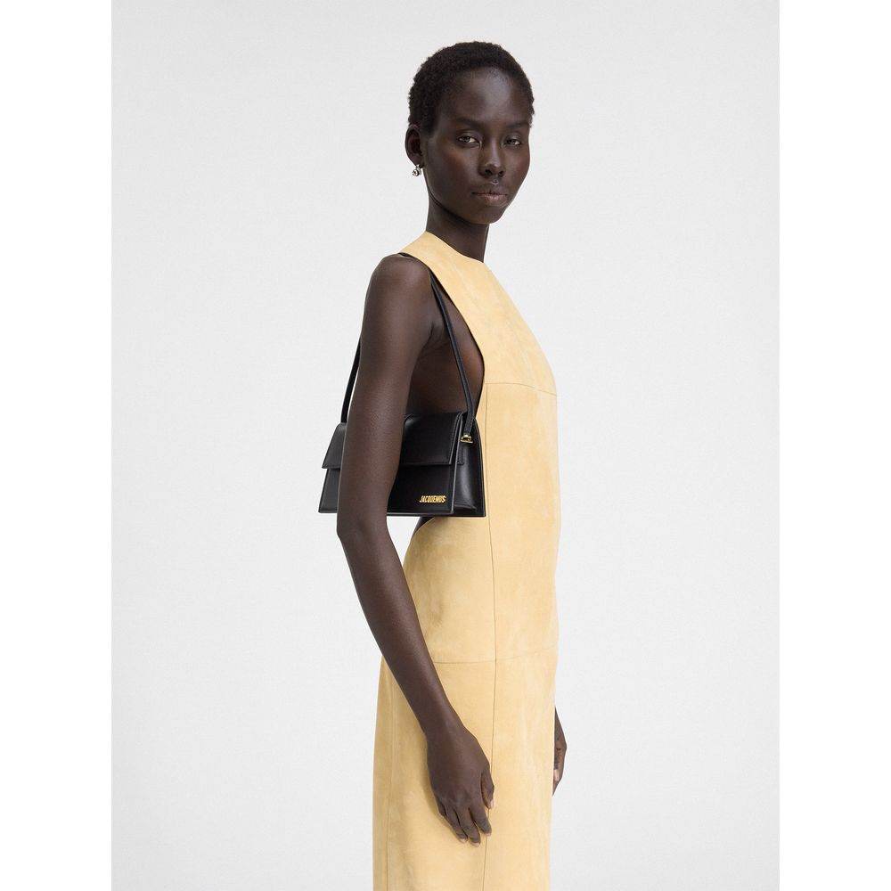 Jacquemus Black Leather Handbag - Hilstor