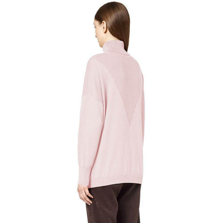 Alpha Studio Pink Silk Sweater - Hilstor