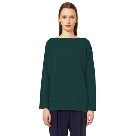 Alpha Studio Green Silk Sweater - Hilstor