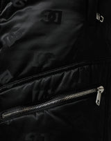 Dolce & Gabbana Black Quilted High Waist Women Wide Leg Pants - Hilstor