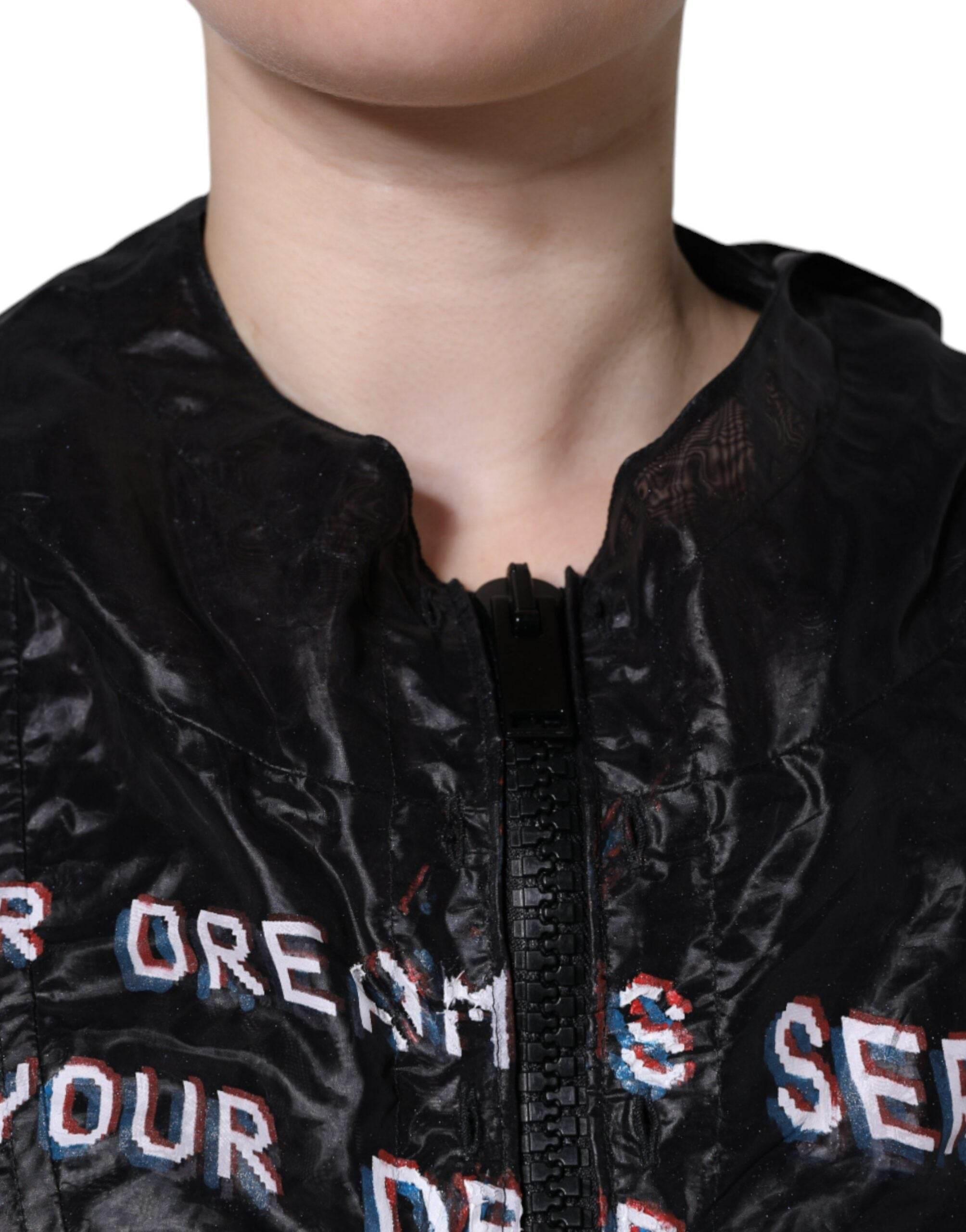 Dolce & Gabbana Multicolor Print Hooded Sweatshirt Sweater - Hilstor