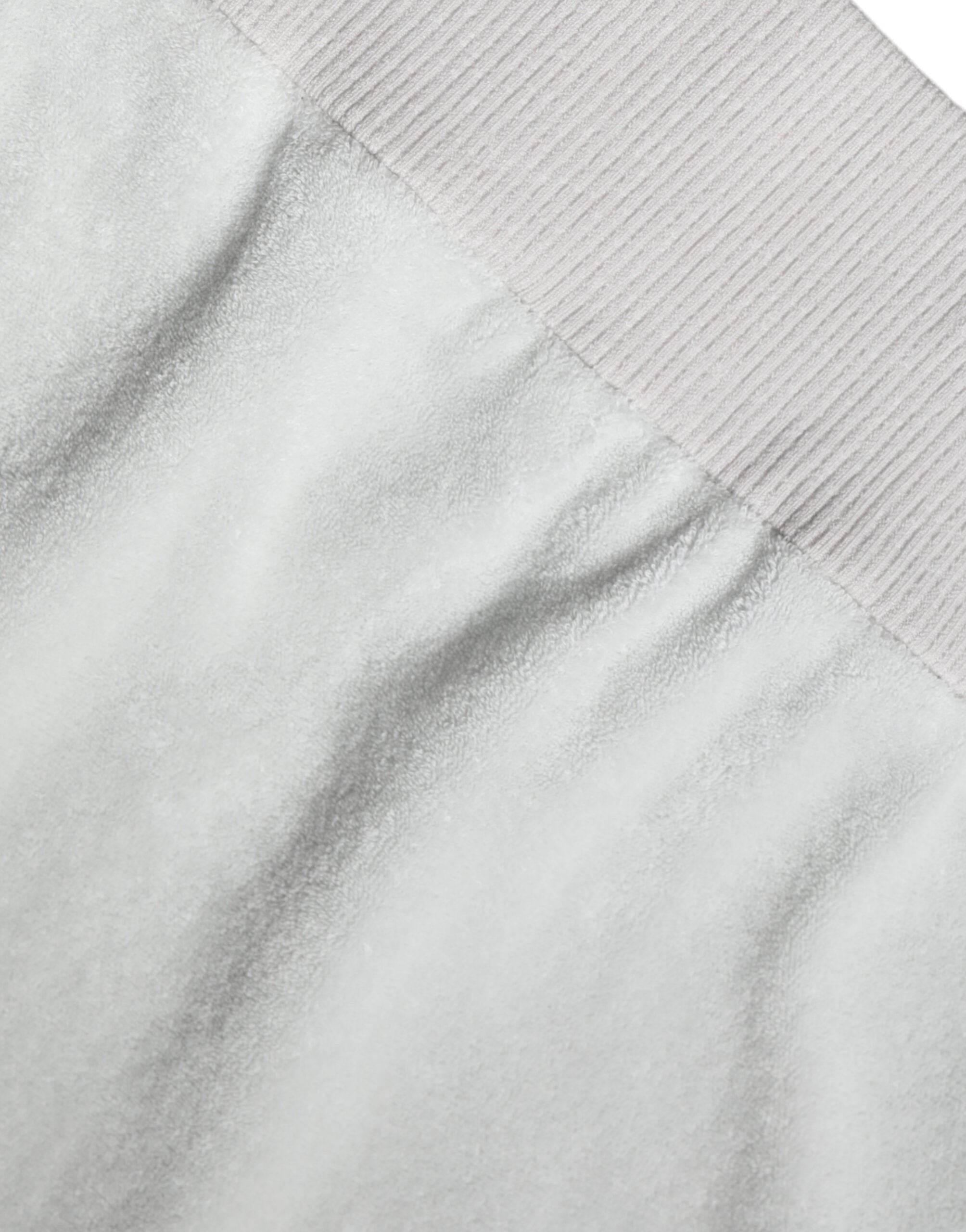 Dolce & Gabbana White Nylon Stretch Crew Neck Pullover Sweater - Hilstor