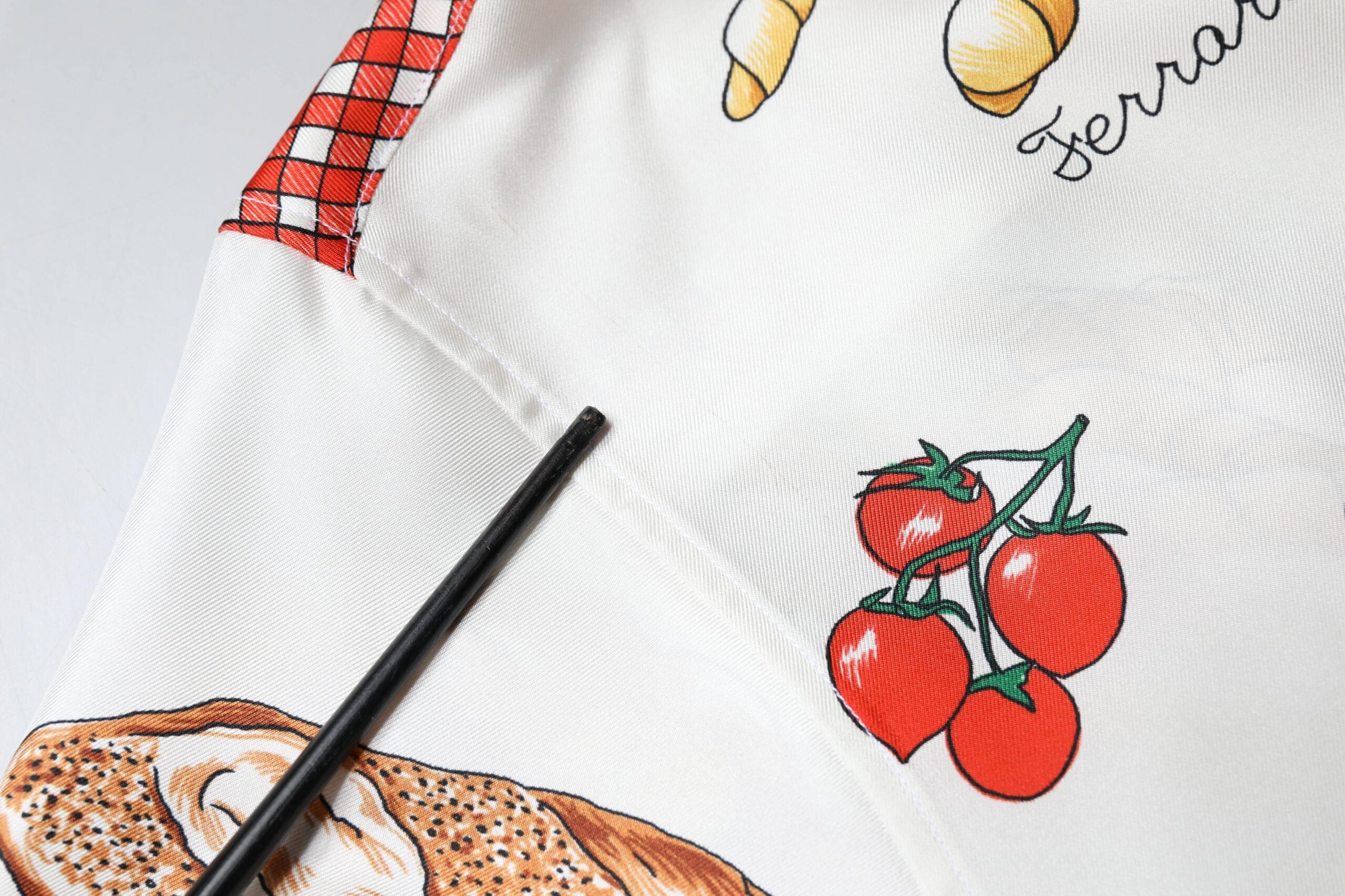 Dolce &amp; Gabbana Multicolor Brød Print Collared Bluse Top