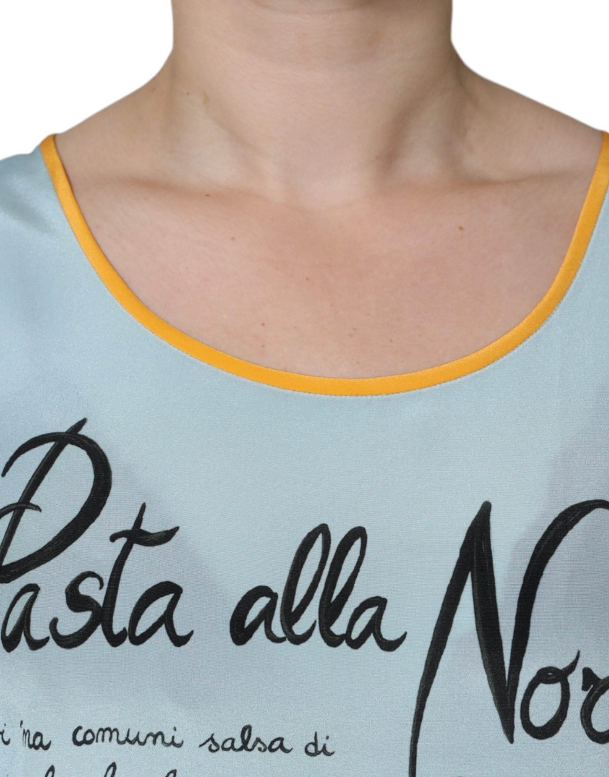 Dolce & Gabbana Multicolor Pasta Alla Norma Print Tank Top - Hilstor