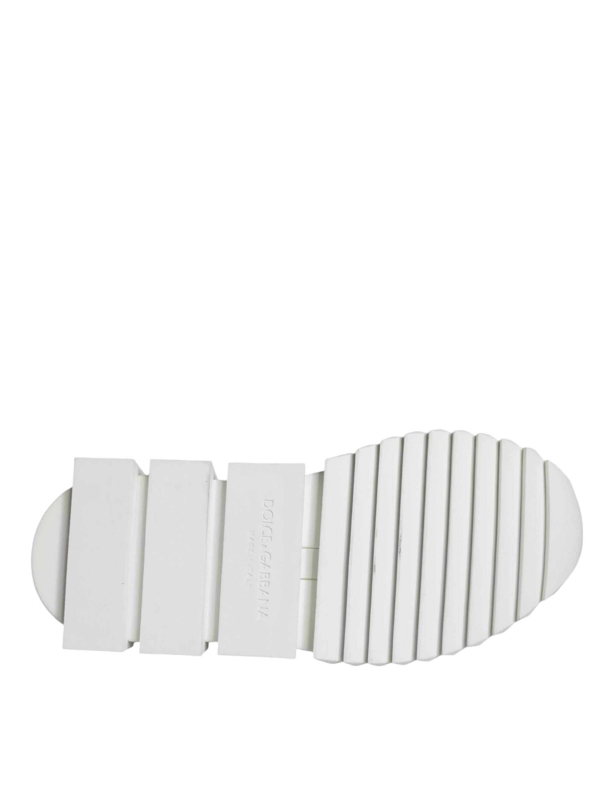 Dolce & Gabbana White Mesh Sorrento Trekking Sneakers Shoes - Hilstor