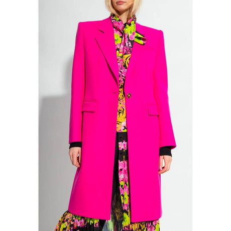 Versace Fuchsia Viscose Jackets & Coat - Hilstor