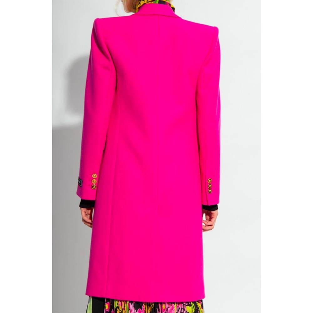 Versace Fuchsia Viscose Jackets & Coat - Hilstor