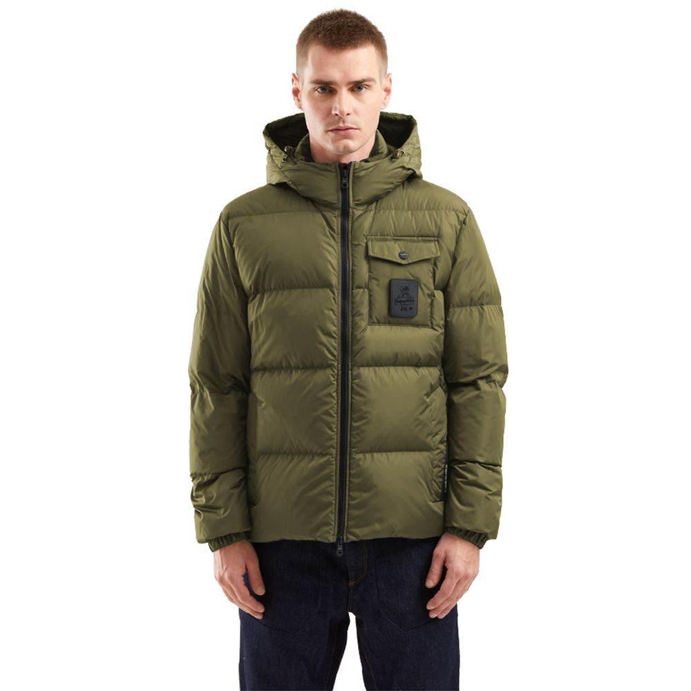 Refrigiwear Green Nylon Men Jacket - Hilstor