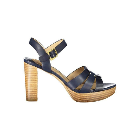 Ralph Lauren Blue Leather Sandal - Hilstor